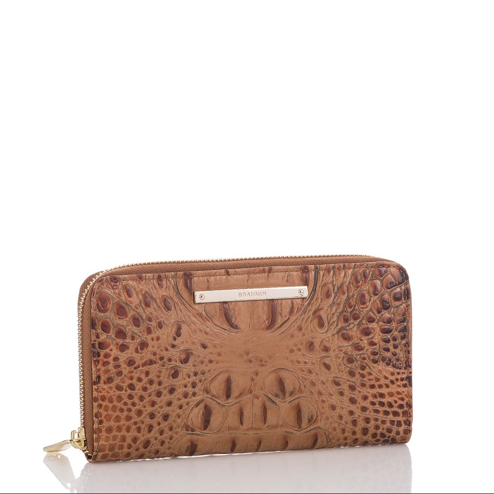 Brahmin Toasted Almond Suri Wallet